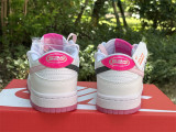Authentic Nike Dunk Low White/Pink/Rose