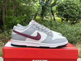 Authentic Nike Dunk Low Summit White/Rosewood