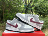 Authentic Nike Dunk Low Summit White/Rosewood