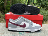 Authentic Nike Dunk Low Summit White/Rosewood