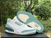 Authentic Air Jordan 3 White/Grayish Green