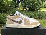 Authentic Air Jordan 1 Low GS “Brown Elephant”