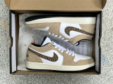 Authentic Air Jordan 1 Low GS “Brown Elephant”
