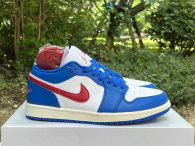 Authentic Air Jordan 1 Low GS “Sport Blue”