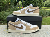 Authentic Air Jordan 1 Low GS “Brown Elephant”