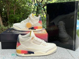 Authentic J Balvin x Air Jordan 3 “Medellín Sunset”  GS