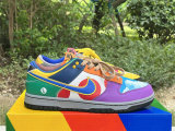 Authentic Nike Dunk Low White/Roma Green/Chocolat