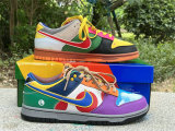 Authentic Nike Dunk Low White/Roma Green/Chocolat