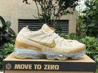 Authentic Nike Air Vapormax 2023 Flyknit Sanddrift/Bronzine/Gold