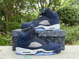 Authentic Air Jordan 5 “MIDNIGHT NAVY”
