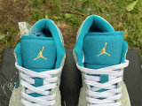 Authentic Air Jordan 1 Low GS Pistacho Frost/Celestial Gold