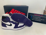 Authentic Air Jordan 1 High Court Purple
