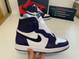 Authentic Air Jordan 1 High Court Purple