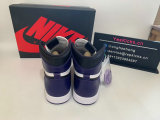 Authentic Air Jordan 1 High Court Purple