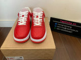 Authentic LV x Nike Air Force 1 Low Red/White