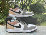 Authentic Air Jordan 1 Low Black/Sundial-Magic Ember