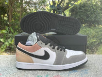 Authentic Air Jordan 1 Low GS Black/Sundial-Magic Ember