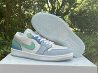 Authentic Air Jordan 1 Low GS “Emerald Rise”