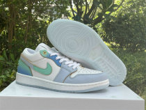 Authentic Air Jordan 1 Low GS “Emerald Rise”
