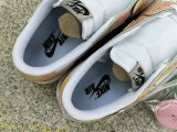 Authentic Air Jordan 1 Low Rainbow/White/Apricot