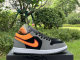 Authentic Air Jordan 1 Low GS Light Graphite/Vivid Orange