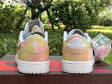 Authentic Air Jordan 1 Low Rainbow/White/Apricot