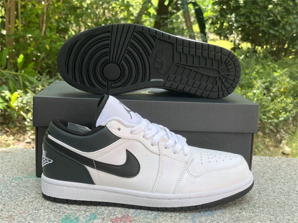 Authentic Air Jordan 1 Low White/Black