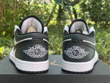 Authentic Air Jordan 1 Low White/Black