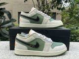 Authentic Air Jordan 1 Low Craft SE “Light Olive”