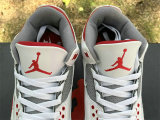 Authentic Air Jordan 3 “Fire Red” (DIY Love)