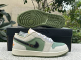 Authentic Air Jordan 1 Low Craft SE “Light Olive”