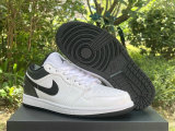 Authentic Air Jordan 1 Low White/Black
