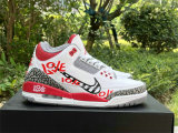 Authentic Air Jordan 3 “Fire Red” (DIY Love)