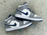 Authentic Air Jordan 1 Mid True Blue