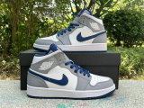 Authentic Air Jordan 1 Mid True Blue