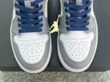 Authentic Air Jordan 1 Mid True Blue