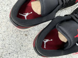 Authentic Air Jordan 1 Low Black/Gym Red-Sail