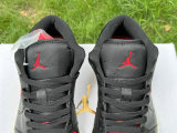 Authentic Air Jordan 1 Low Black/Gym Red-Sail