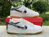 Authentic Nike Dunk Low White/Noir/Rouge