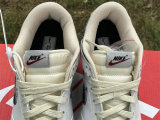 Authentic Nike Dunk Low White/Noir/Rouge