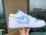 Authentic Air Jordan 1 Low Ice Blue