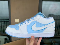 Authentic Air Jordan 1 Low Ice Blue