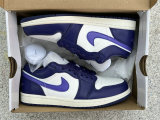 Authentic Air Jordan 1 Low Sky J Purple