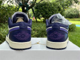 Authentic Air Jordan 1 Low Sky J Purple