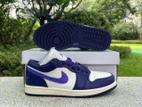 Authentic Air Jordan 1 Low Sky J Purple