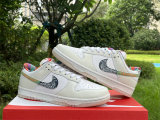 Authentic Nike Dunk Low White/Diffused Blue