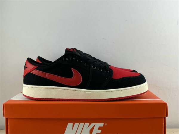 Authentic Air Jordan 1 Low GS “Bred”