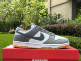 Authentic Nike Dunk Low White/Dark Grey