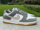 Authentic Nike Dunk Low White/Dark Grey