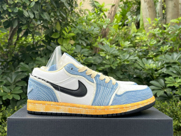 Authentic Air Jordan 1 Low GS “Sashiko”